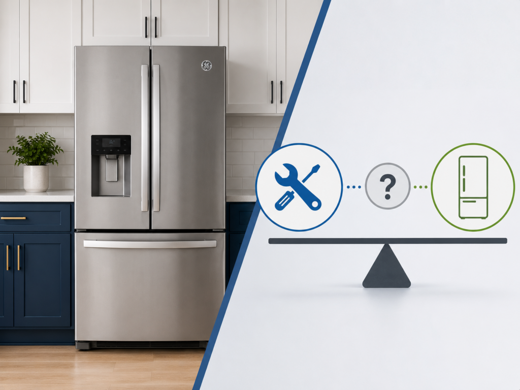 ge refrigerator repair or replace