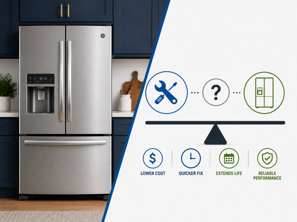 is it worth repairing GE fridge