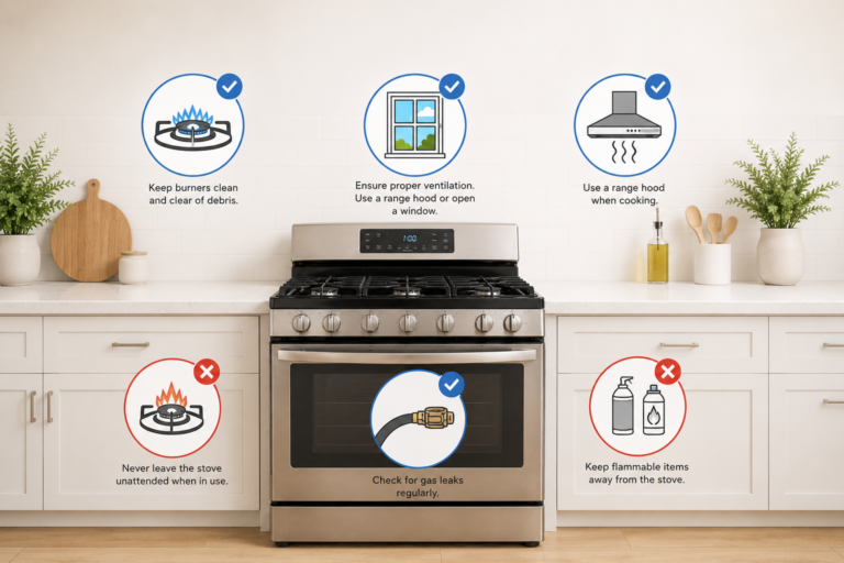 ge gas range safety