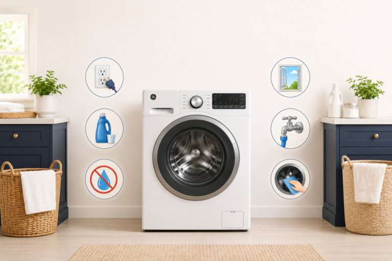 ge washer safety