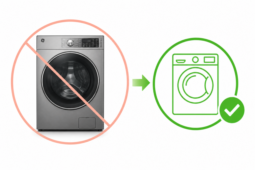 signs to replace ge washer